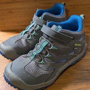 Merrell Mens Chameleon MK259197 Gray Waterproof Hiking Boots Size 7 M